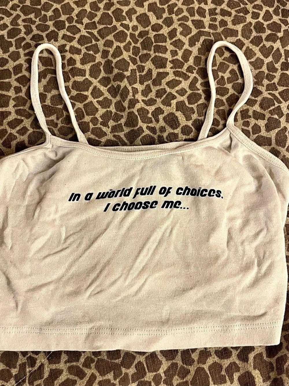 Cream Cami Bra Size XS